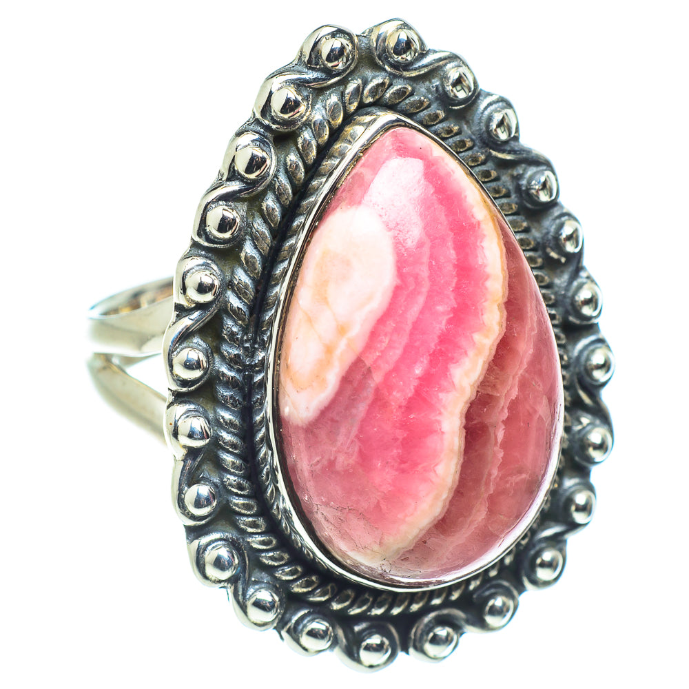 Rhodochrosite Rings handcrafted by Anasilvercos - RING58455
