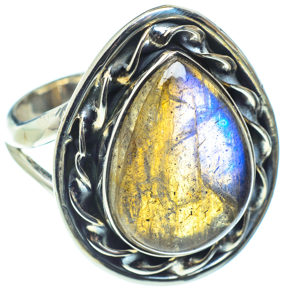 Labradorite Rings handcrafted by Anasilvercos - RING58459