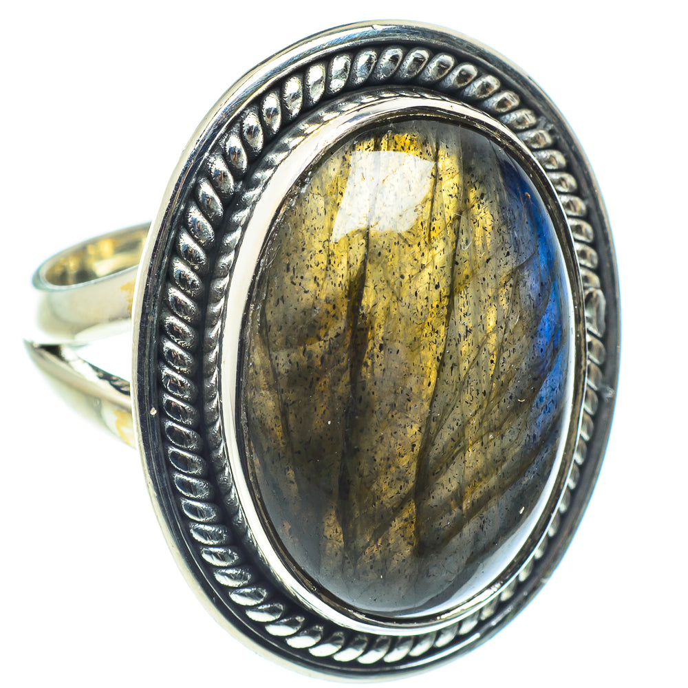 Labradorite Rings handcrafted by Anasilvercos - RING58463
