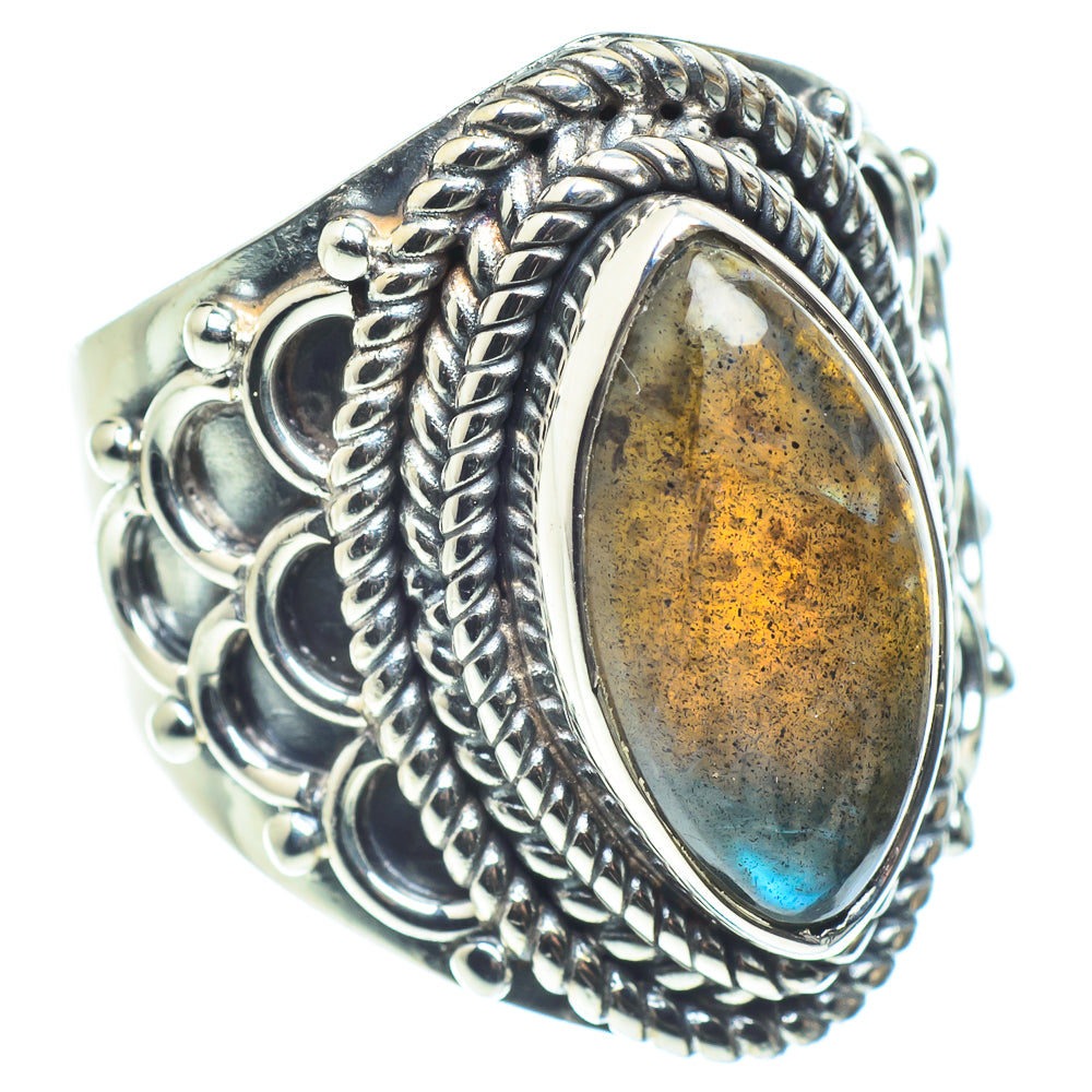 Labradorite Rings handcrafted by Anasilvercos - RING58470