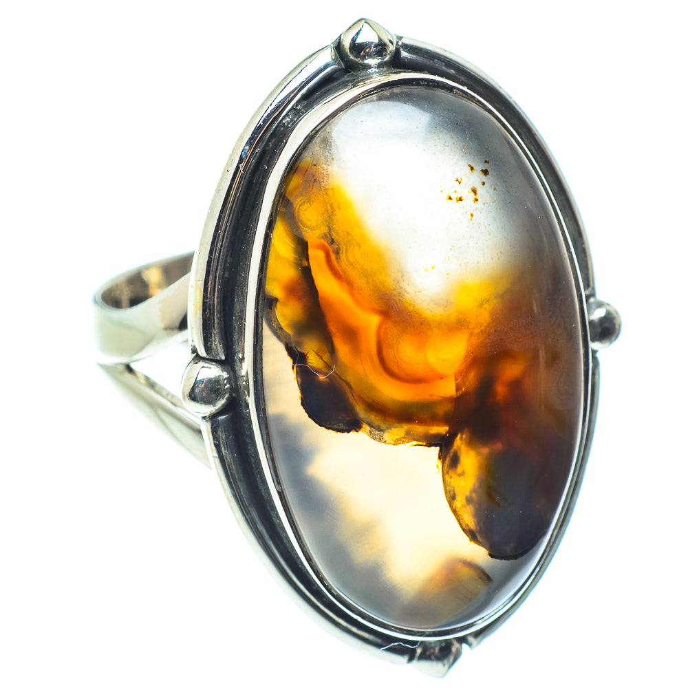 Montana Agate Rings handcrafted by Anasilvercos - RING58476