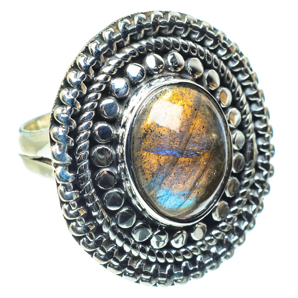 Labradorite Rings handcrafted by Anasilvercos - RING58496