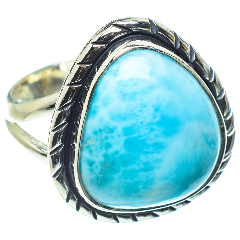 Larimar Rings handcrafted by Anasilvercos - RING58500
