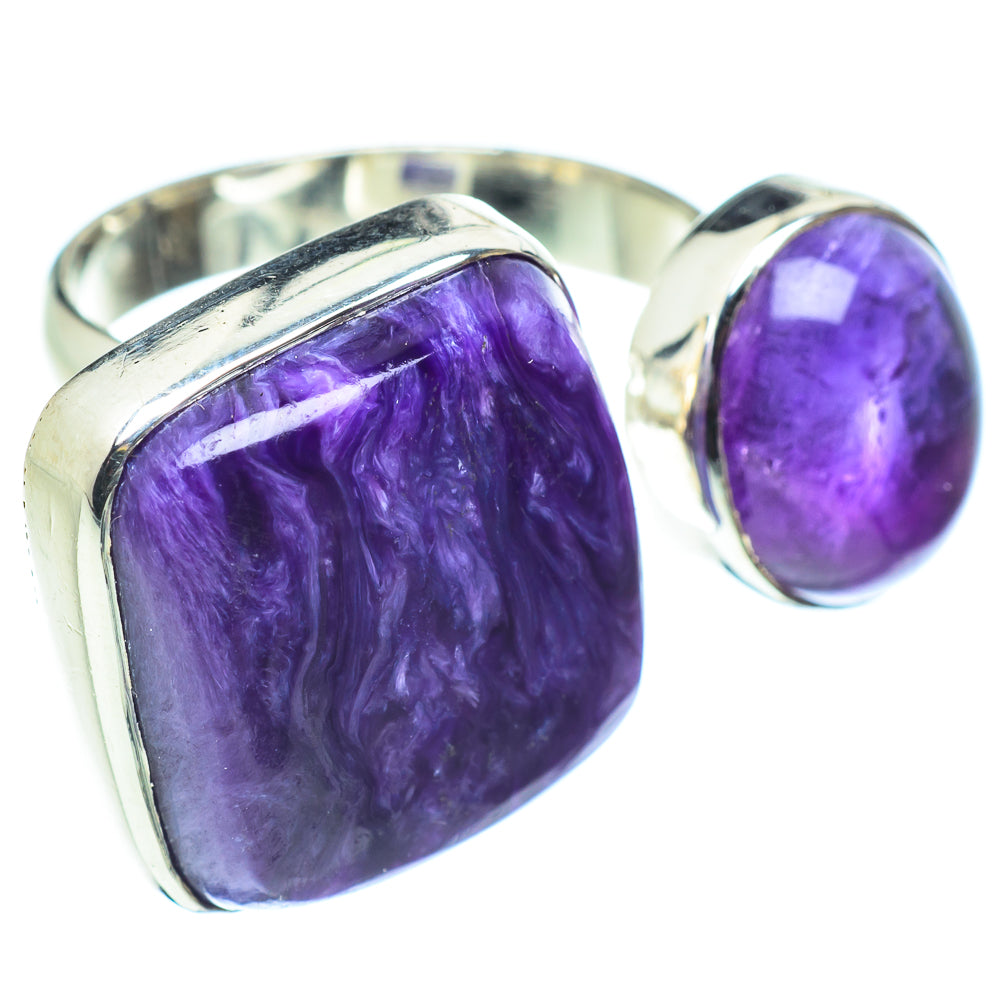 Charoite Rings handcrafted by Anasilvercos - RING58502