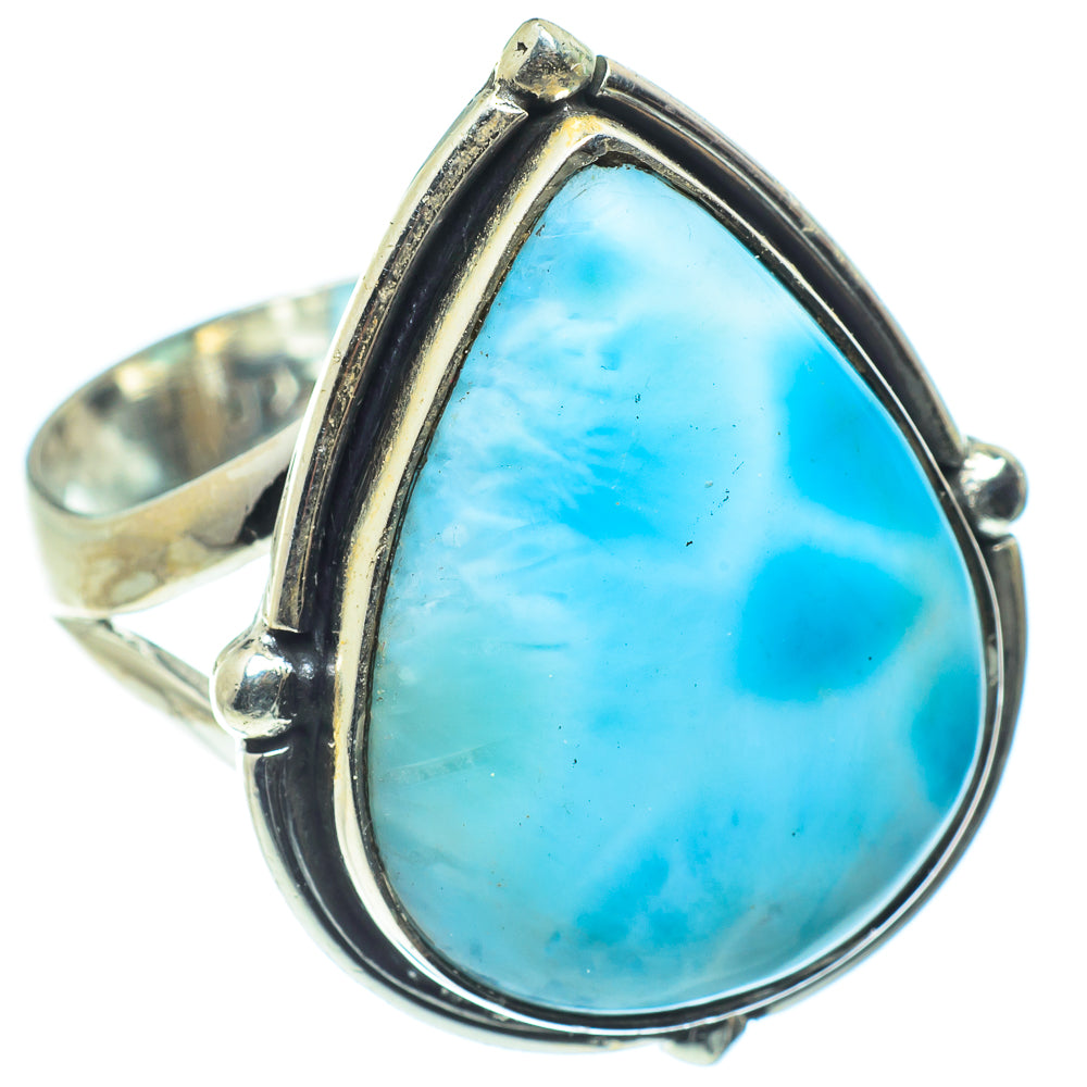 Larimar Rings handcrafted by Anasilvercos - RING58507