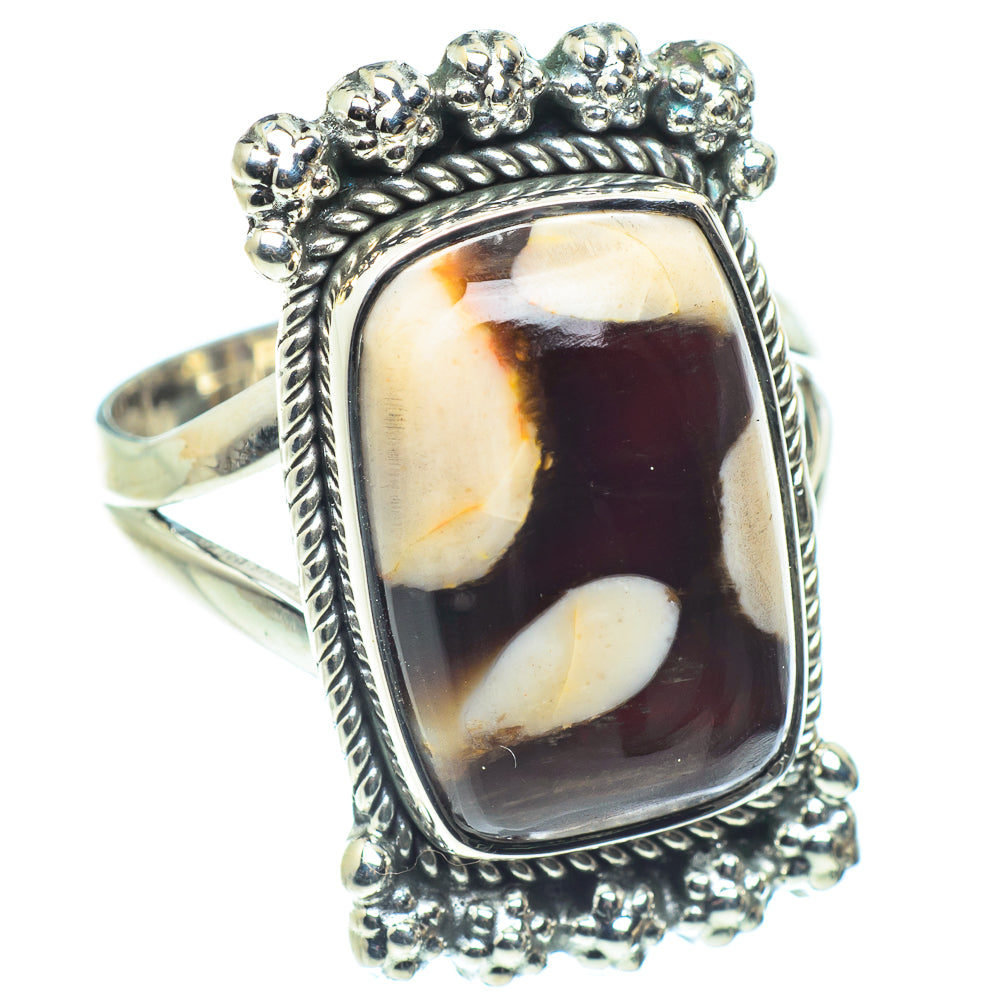 Peanut Wood Jasper Rings handcrafted by Anasilvercos - RING58525