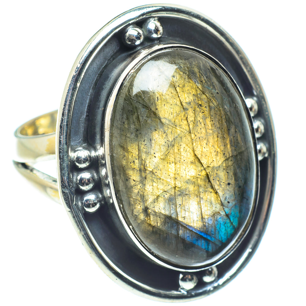 Labradorite Rings handcrafted by Anasilvercos - RING58526
