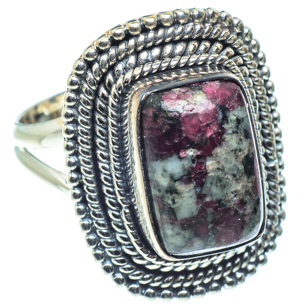 Russian Eudialyte Rings handcrafted by Anasilvercos - RING58536