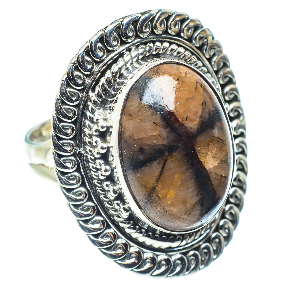 Chiastolite Rings handcrafted by Anasilvercos - RING58543