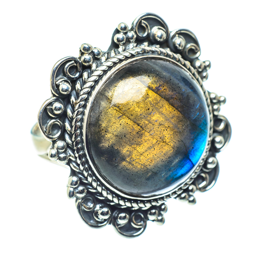 Labradorite Rings handcrafted by Anasilvercos - RING58552