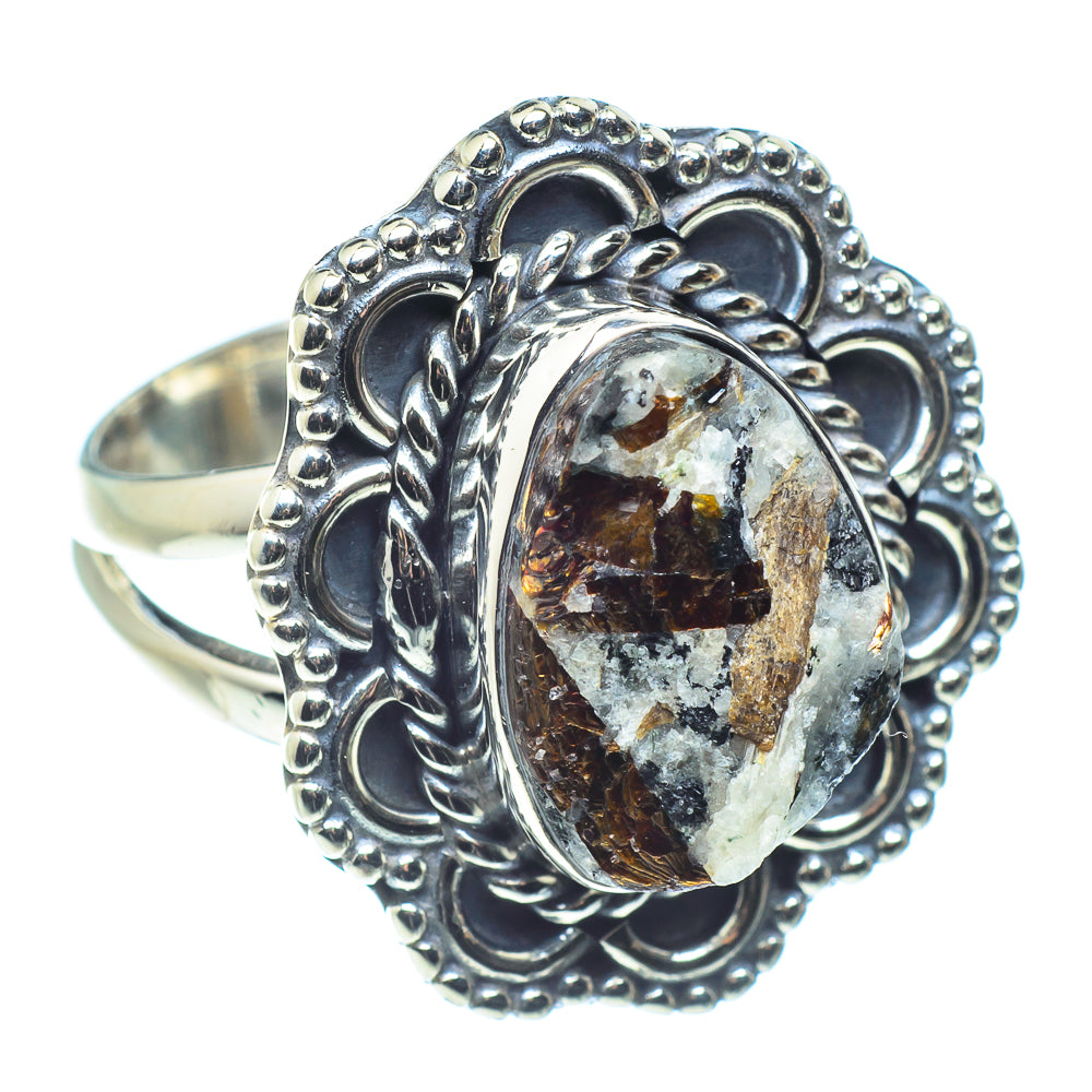 Astrophyllite Rings handcrafted by Anasilvercos - RING58553