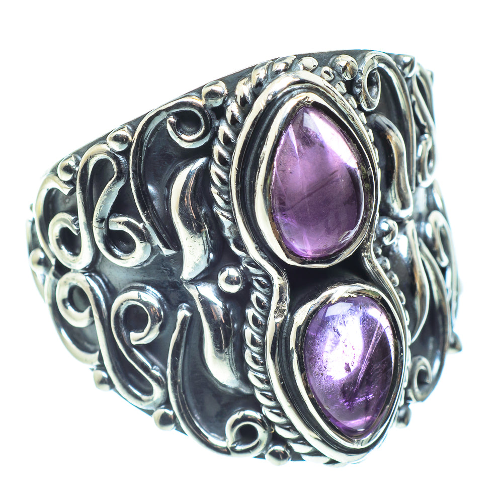 Amethyst Rings handcrafted by Anasilvercos - RING58565