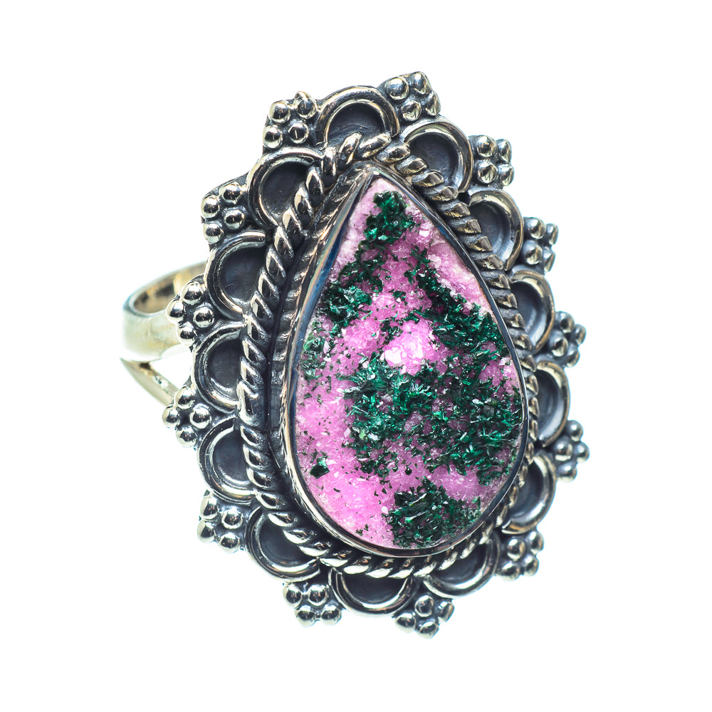 Cobalto Calcite Druzy Rings handcrafted by Anasilvercos - RING58574