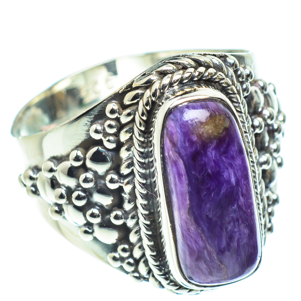 Charoite Rings handcrafted by Anasilvercos - RING58597