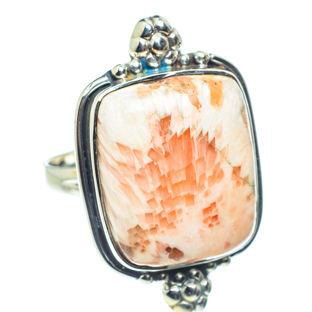 Scolecite Rings handcrafted by Anasilvercos - RING58614