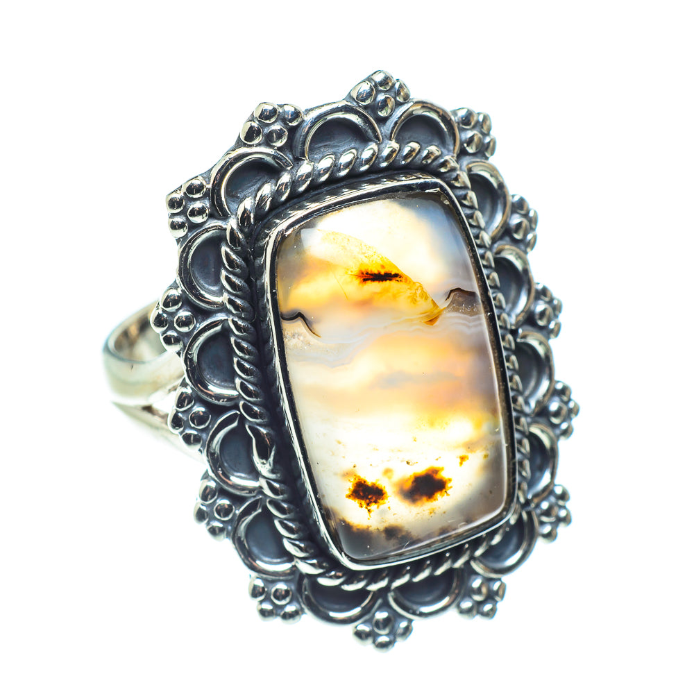 Montana Agate Rings handcrafted by Anasilvercos - RING58617