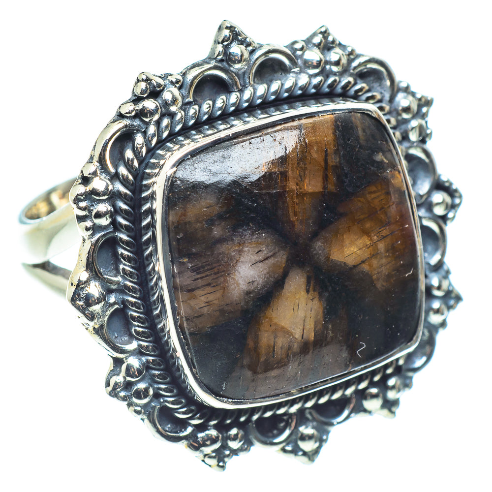 Chiastolite Rings handcrafted by Anasilvercos - RING58621