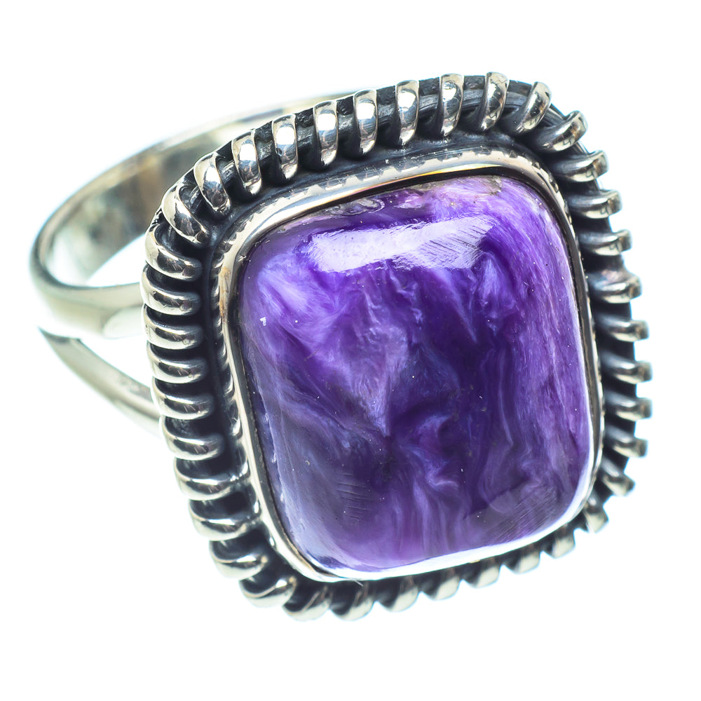 Charoite Rings handcrafted by Anasilvercos - RING58631