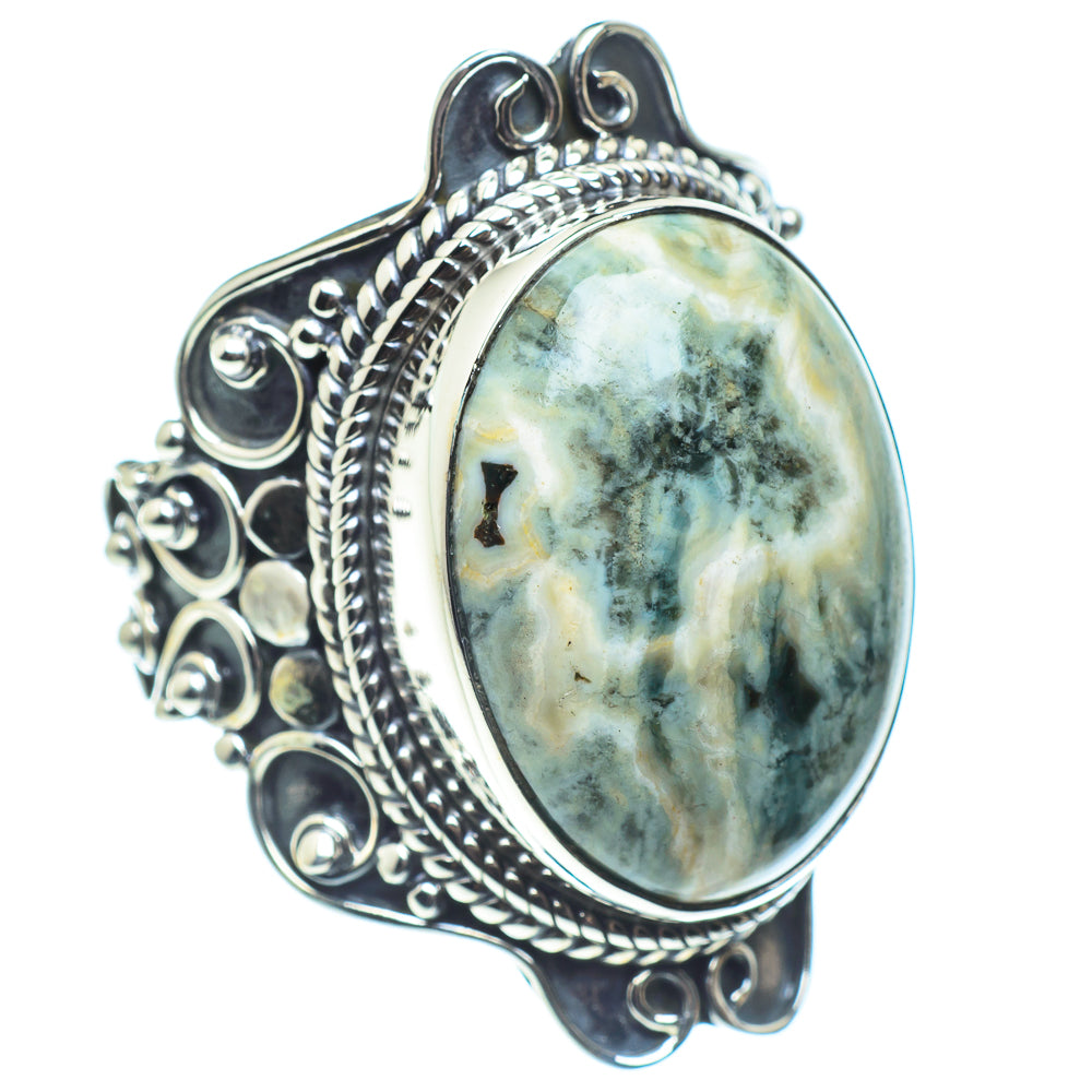 Ocean Jasper Rings handcrafted by Anasilvercos - RING58645