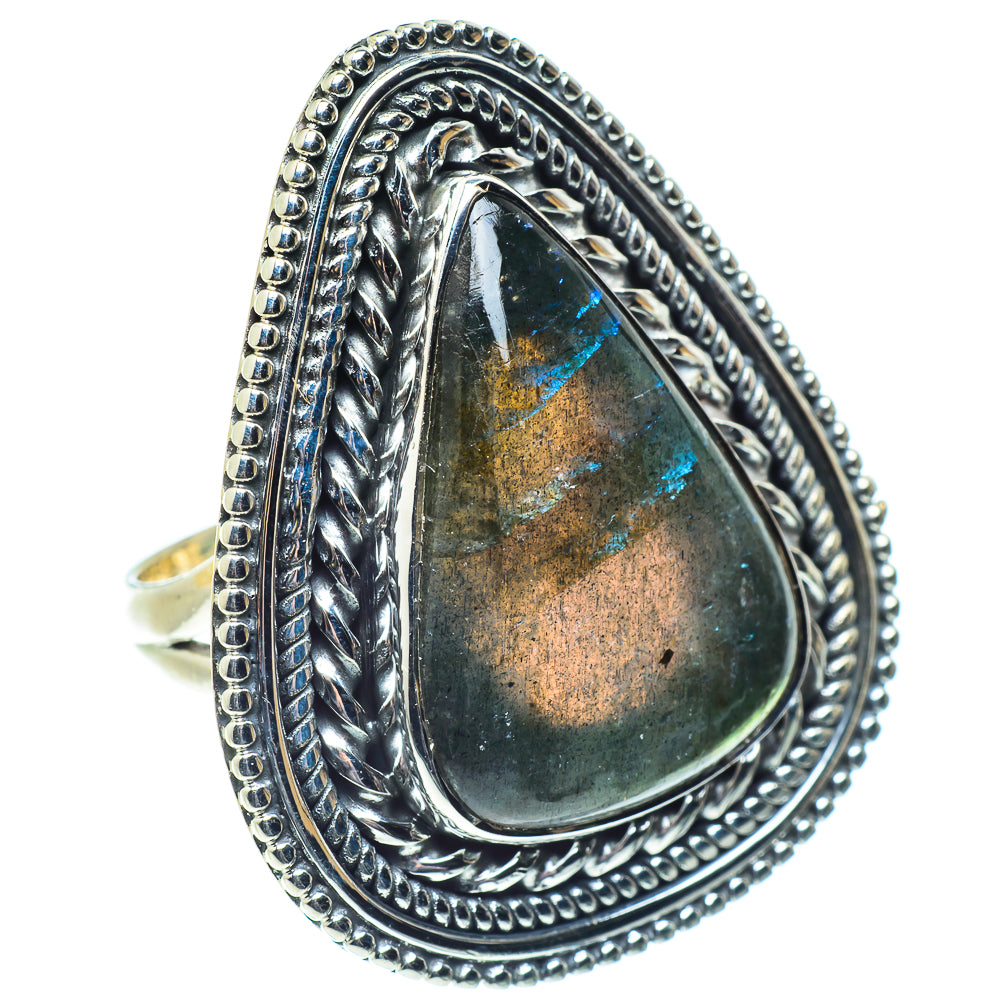Labradorite Rings handcrafted by Anasilvercos - RING58647