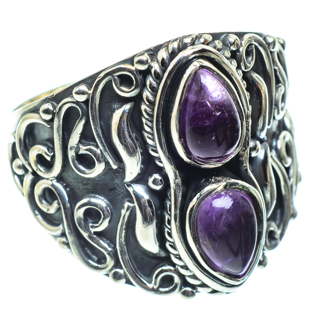 Amethyst Rings handcrafted by Anasilvercos - RING58653