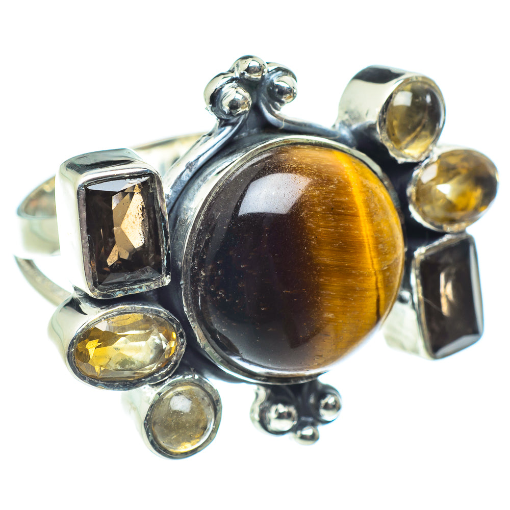 Tiger Eye Rings handcrafted by Anasilvercos - RING58684