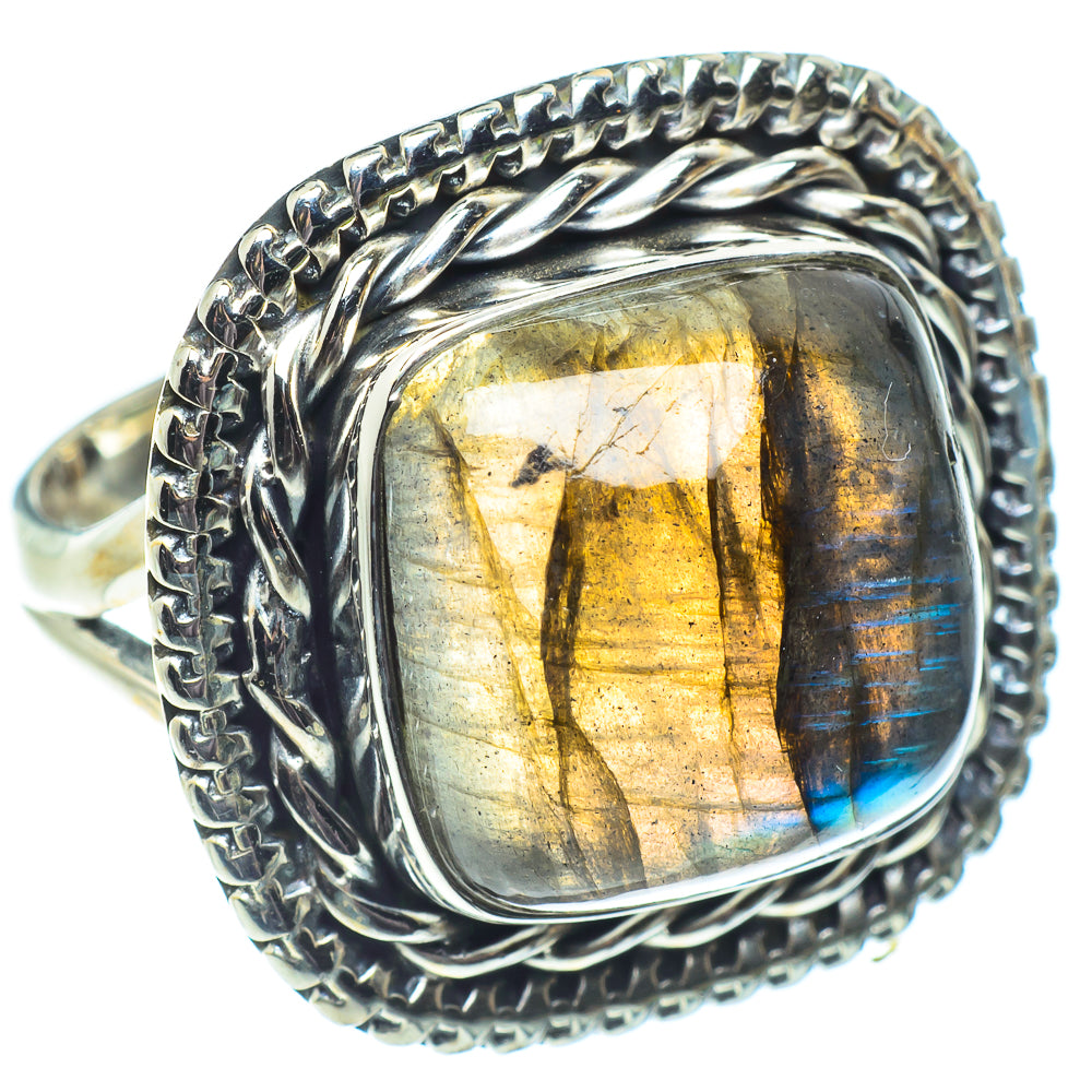 Labradorite Rings handcrafted by Anasilvercos - RING58696