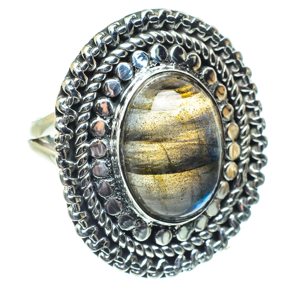 Labradorite Rings handcrafted by Anasilvercos - RING58697