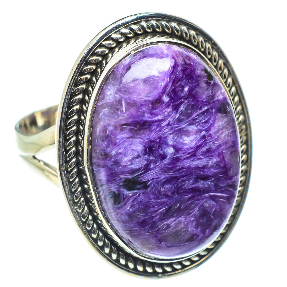 Charoite Rings handcrafted by Anasilvercos - RING58701