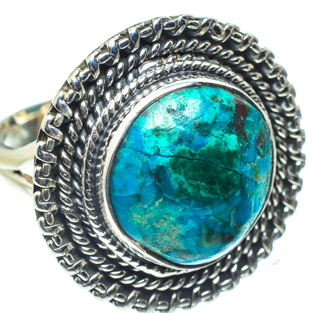 Chrysocolla Rings handcrafted by Anasilvercos - RING58717