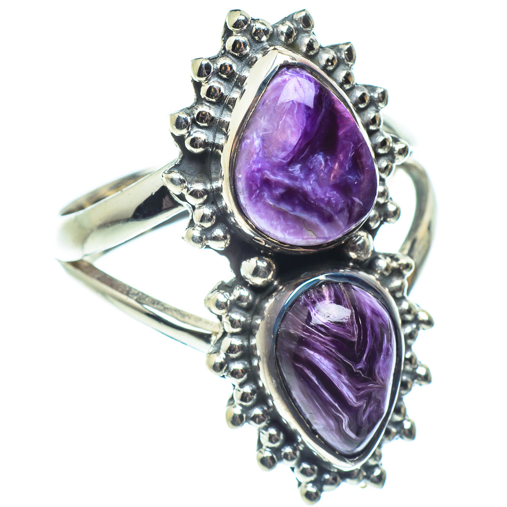 Charoite Rings handcrafted by Anasilvercos - RING58718