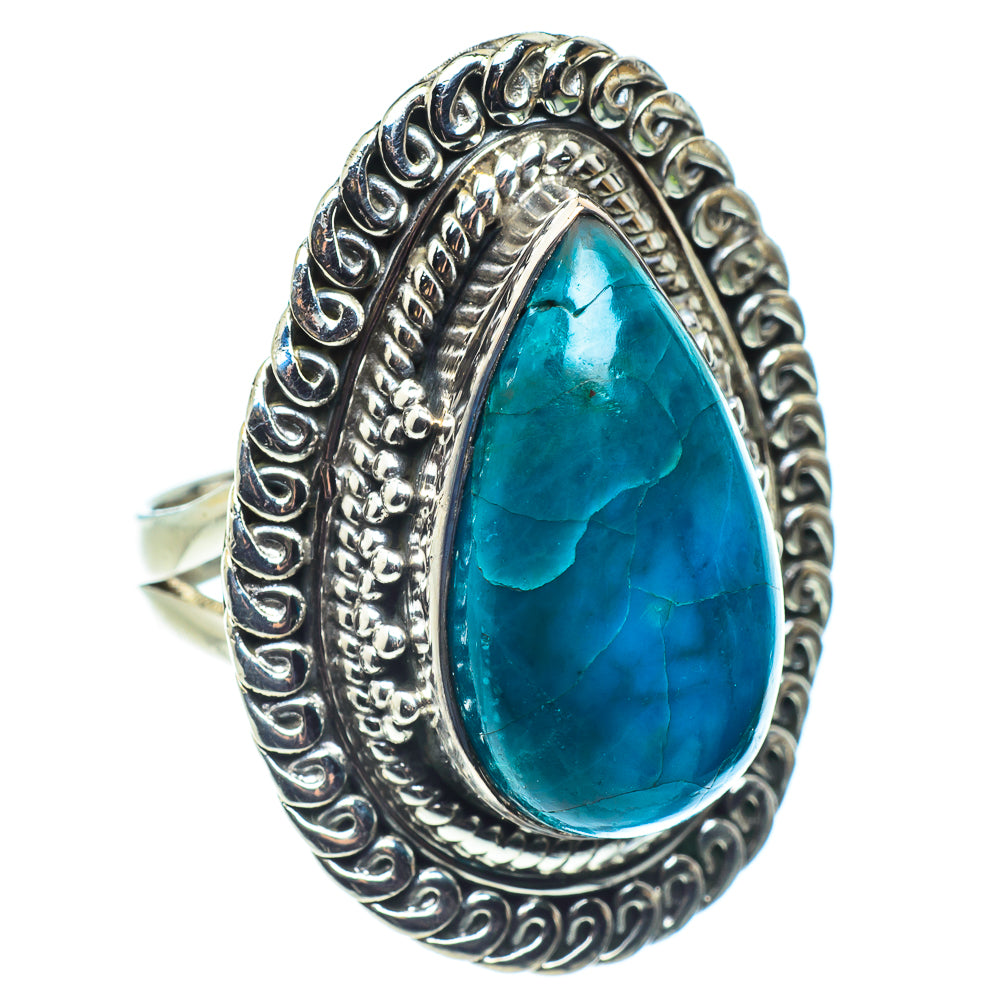 Chrysocolla Rings handcrafted by Anasilvercos - RING58722