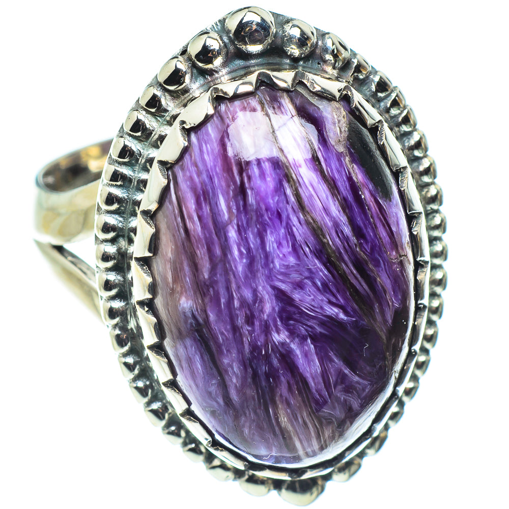 Charoite Rings handcrafted by Anasilvercos - RING58725