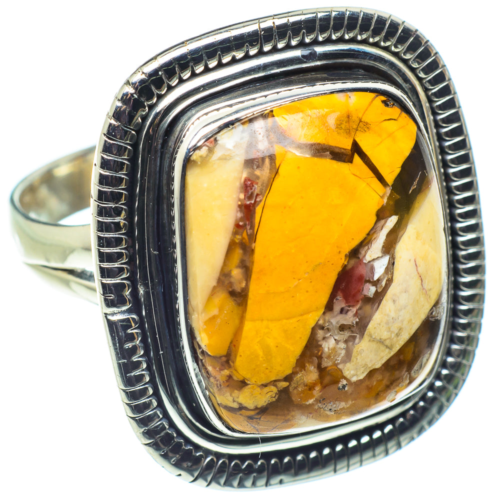 Brecciated Mookaite Rings handcrafted by Anasilvercos - RING58732