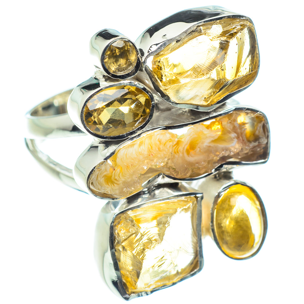 Citrine Rings handcrafted by Anasilvercos - RING58760