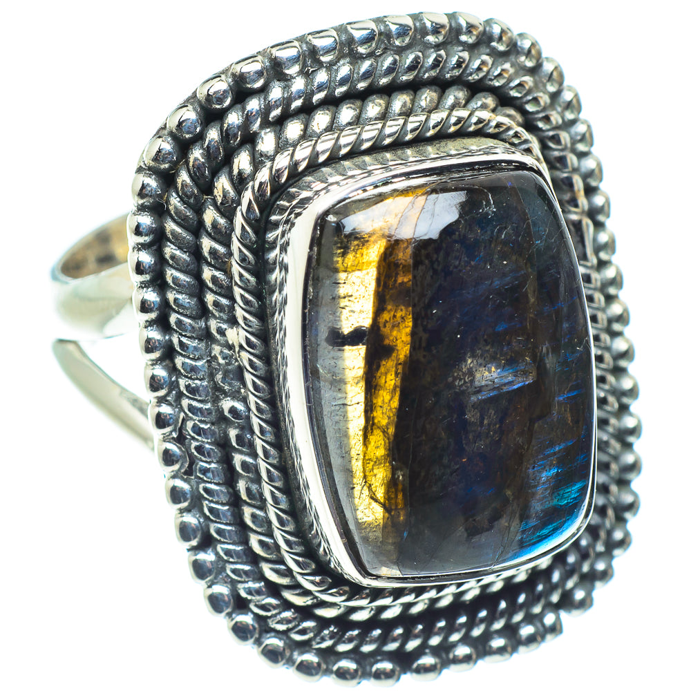 Labradorite Rings handcrafted by Anasilvercos - RING58766