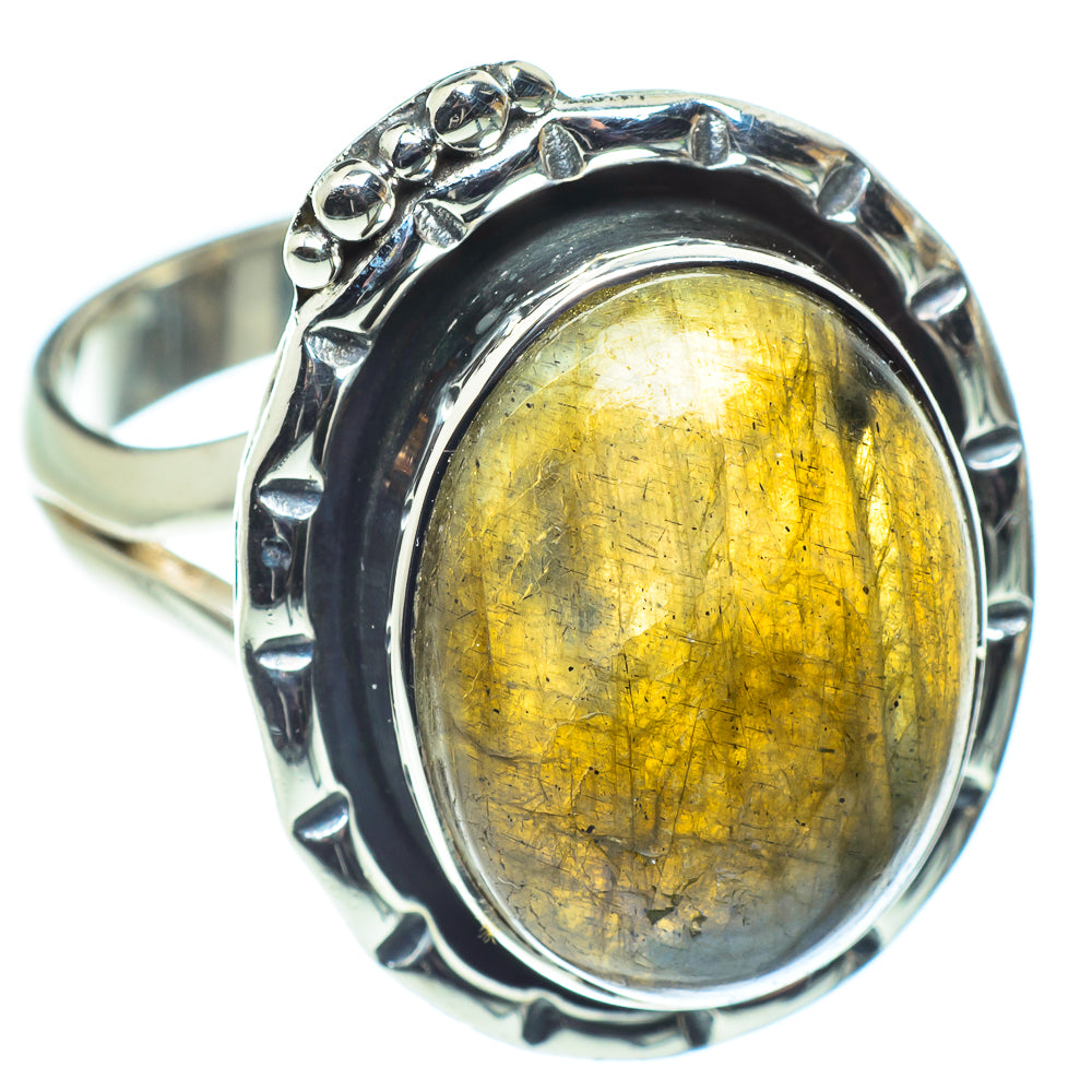 Labradorite Rings handcrafted by Anasilvercos - RING58777
