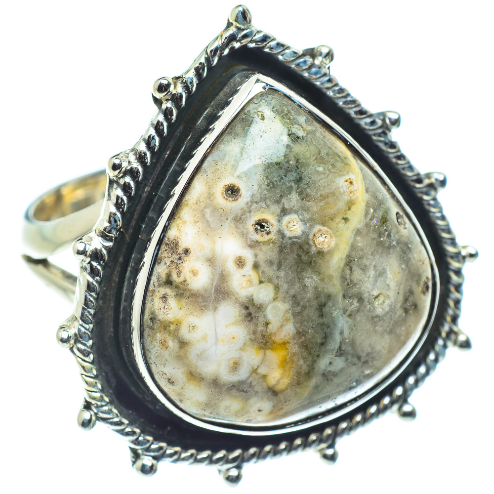 Ocean Jasper Rings handcrafted by Anasilvercos - RING58784