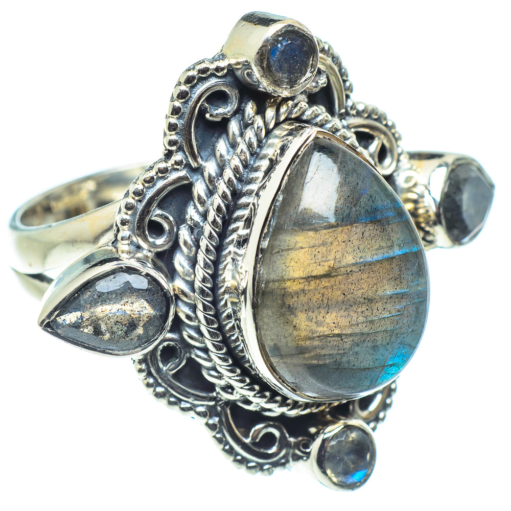 Labradorite Rings handcrafted by Anasilvercos - RING58793