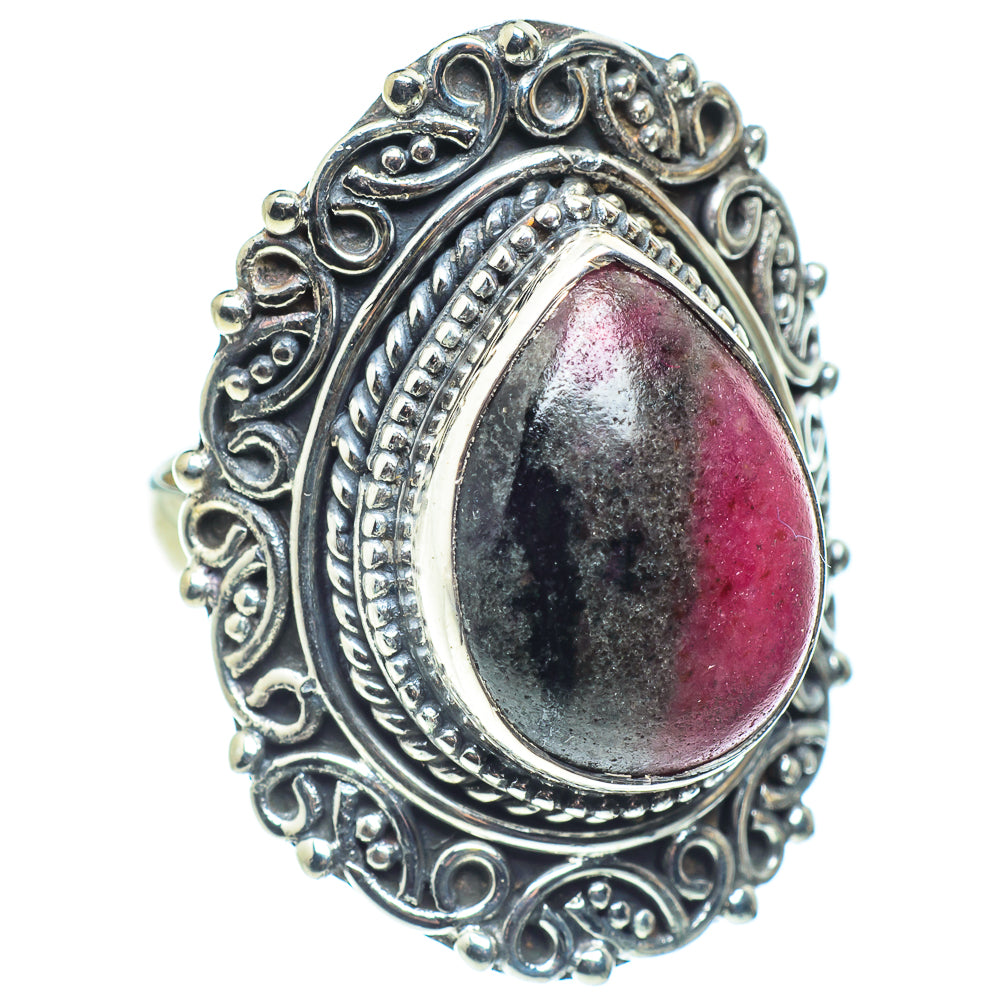 Rhodonite Rings handcrafted by Anasilvercos - RING58801