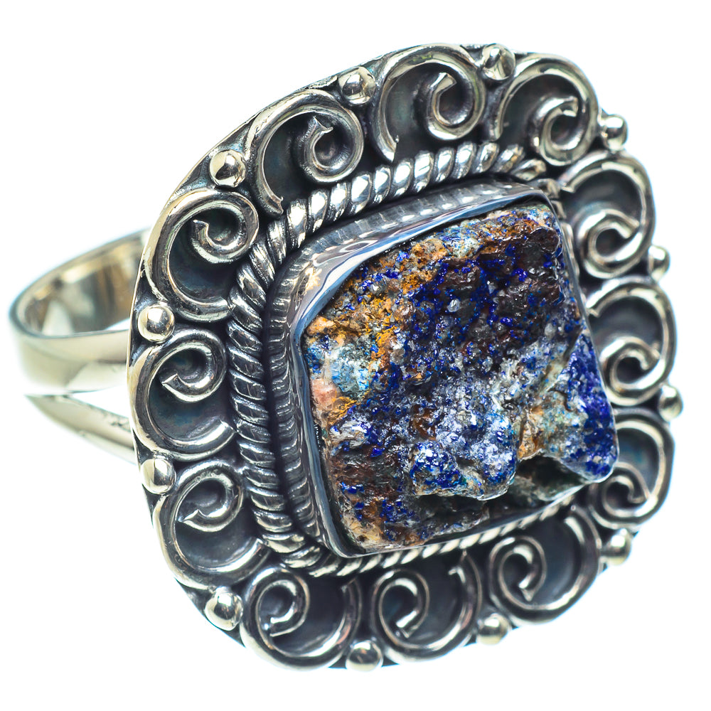 Azurite Rings handcrafted by Anasilvercos - RING58812