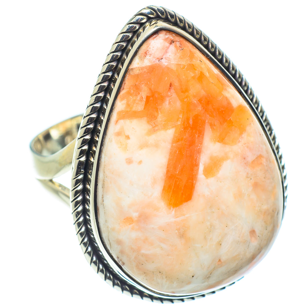 Scolecite Rings handcrafted by Anasilvercos - RING58819