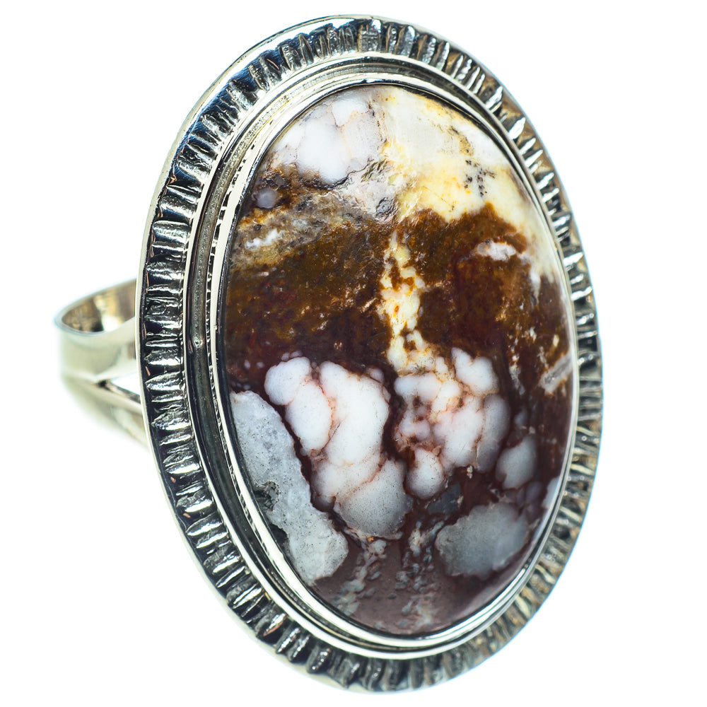 Peanut Wood Jasper Rings handcrafted by Anasilvercos - RING58832