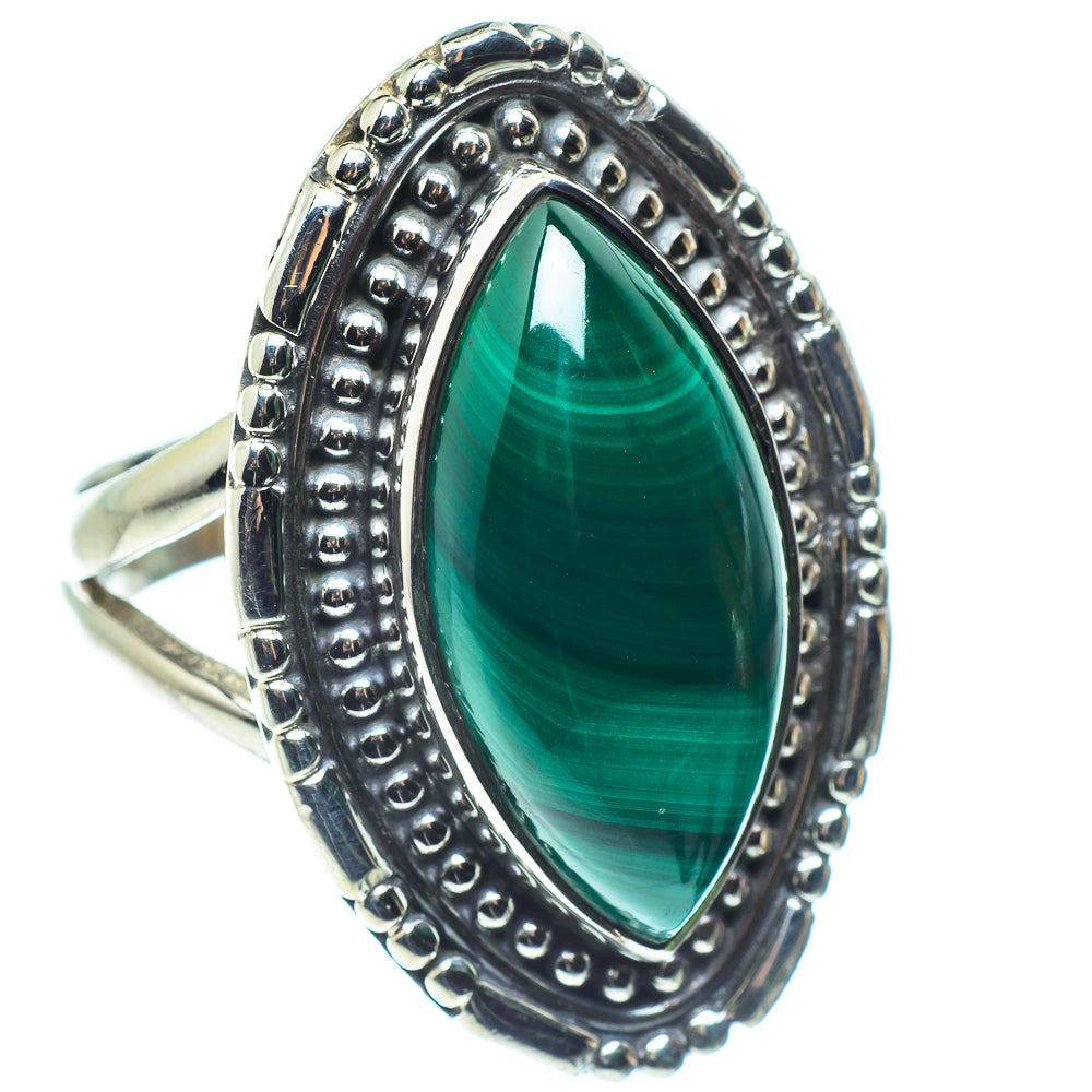 Malachite Rings handcrafted by Anasilvercos - RING58839