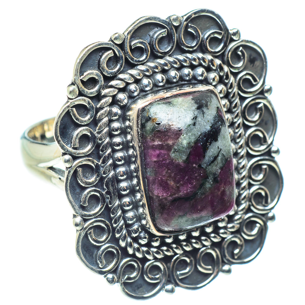 Russian Eudialyte Rings handcrafted by Anasilvercos - RING58873