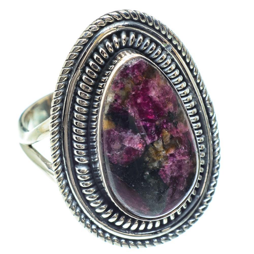 Russian Eudialyte Rings handcrafted by Anasilvercos - RING58924