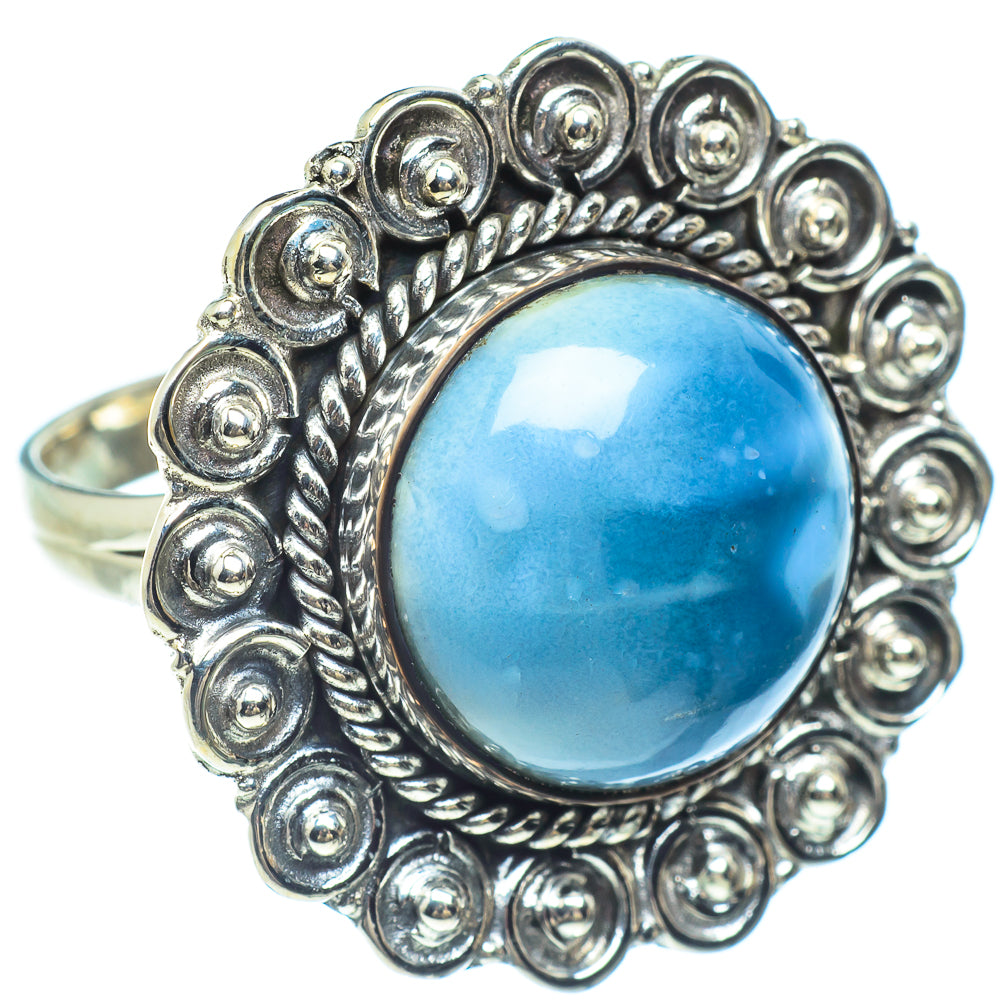 Larimar Rings handcrafted by Anasilvercos - RING58930