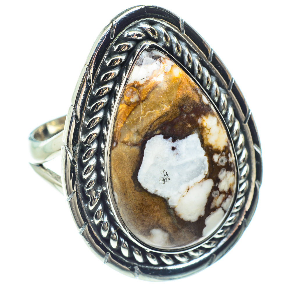 Peanut Wood Jasper Rings handcrafted by Anasilvercos - RING58937