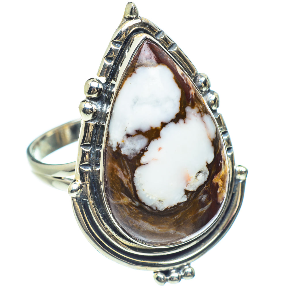Peanut Wood Jasper Rings handcrafted by Anasilvercos - RING58946