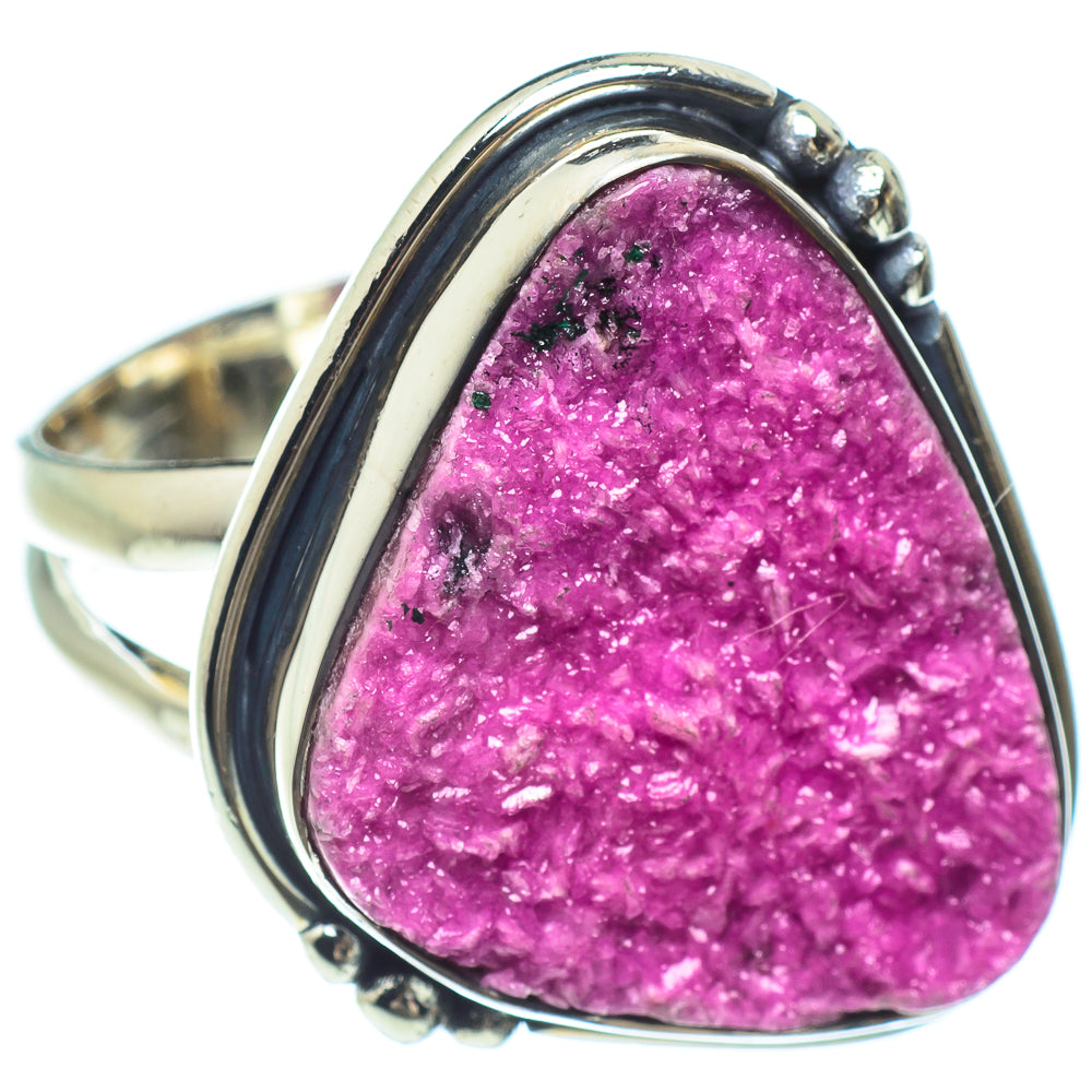 Cobalto Calcite Druzy Rings handcrafted by Anasilvercos - RING58950